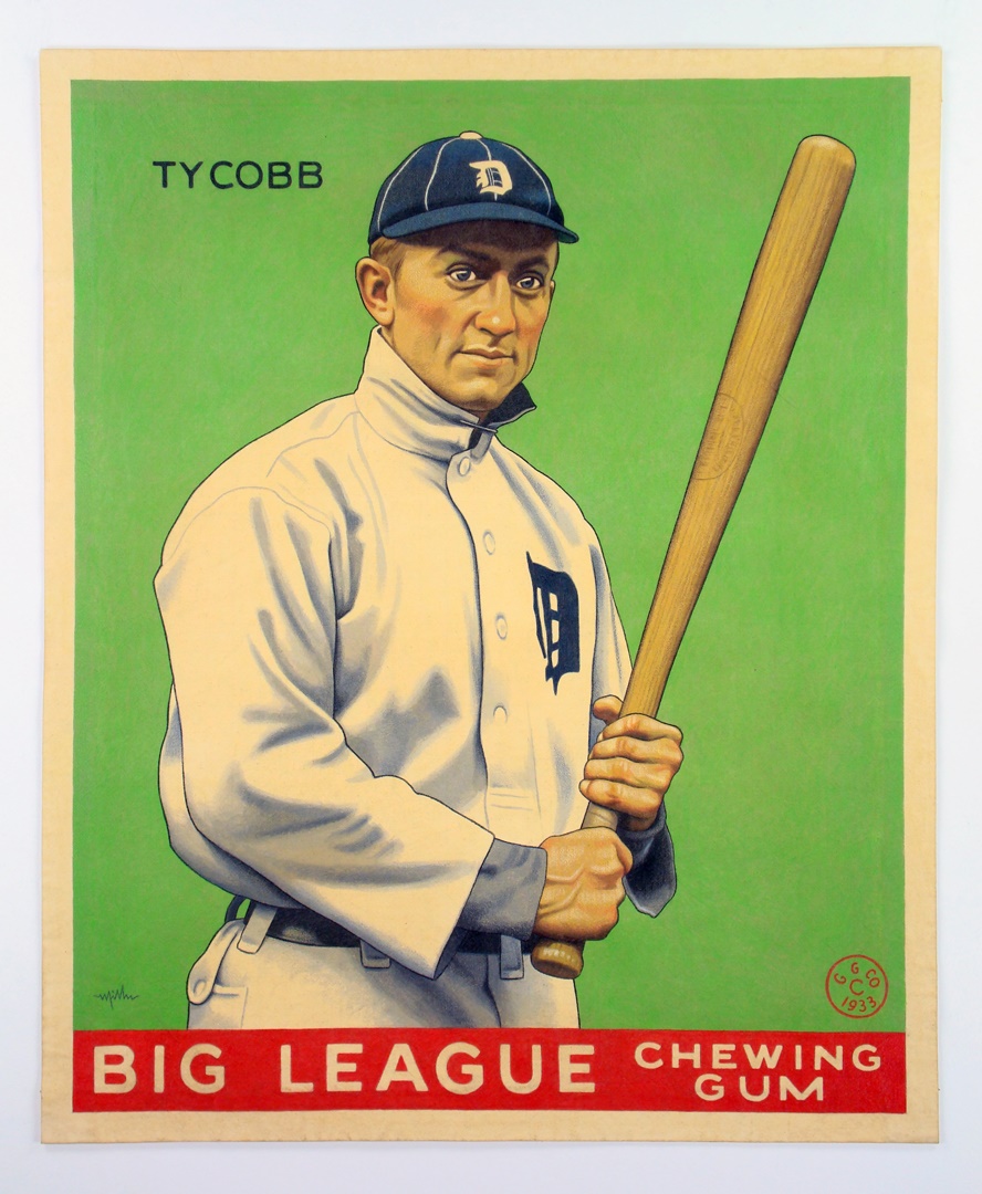 Sports Fine Art - “A Card That Never Was: Ty Cobb (1933 Goudey)” by Arthur K Miller