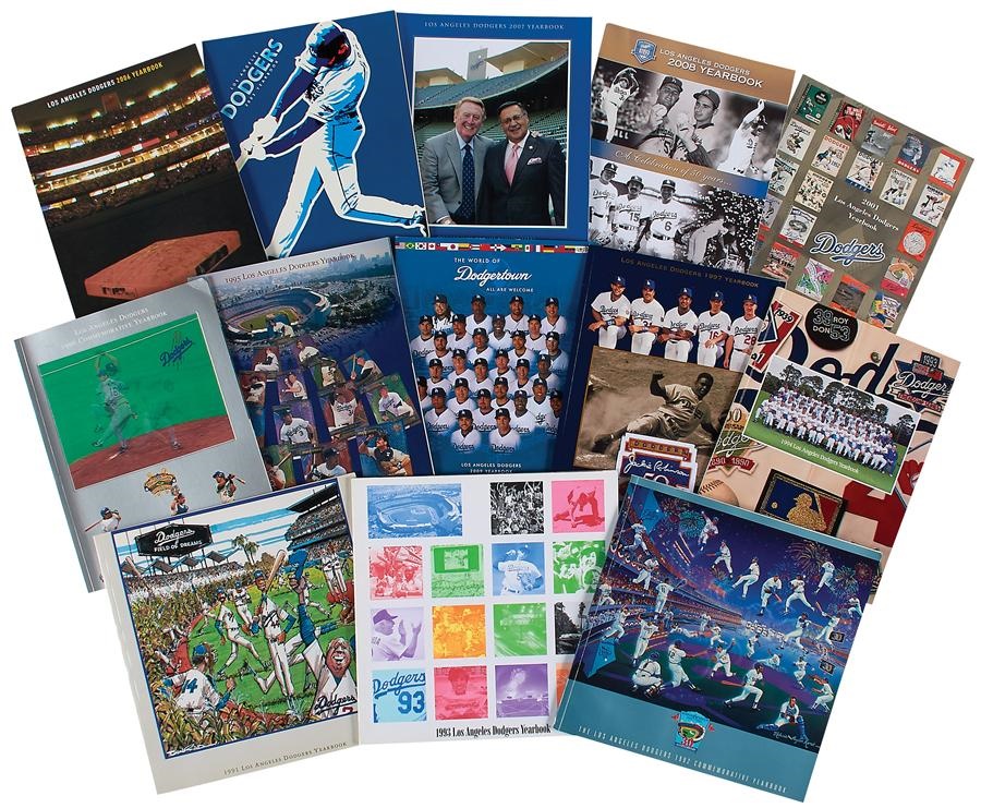 Jackie Robinson & Brooklyn Dodgers - 1958-2009 Los Angeles Dodgers Yearbooks (107)