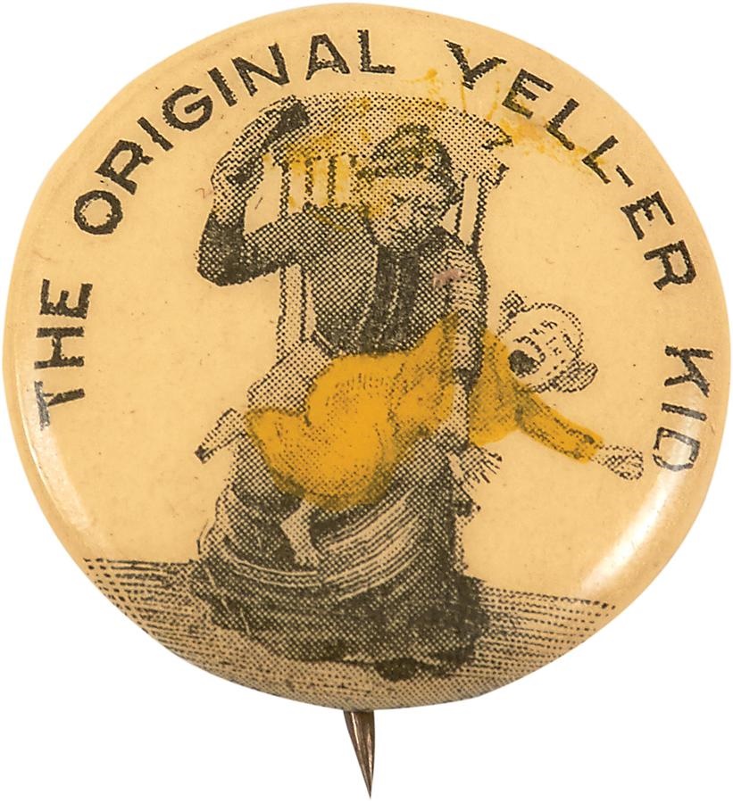 Rock And Pop Culture - 1896 Yellow Kid Rare Pin