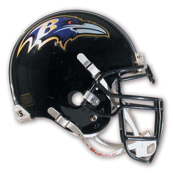 Lot Detail - 2002 Ray Lewis Baltimore Ravens Game-Used Helmet