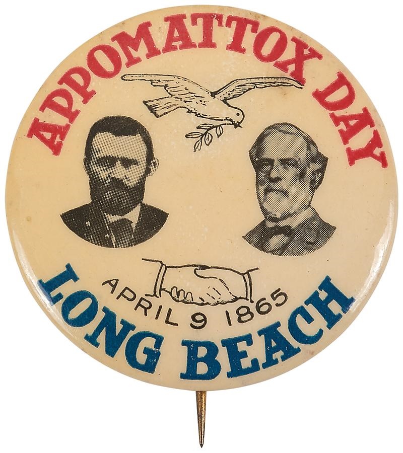 - 1865-1915 Appomattox Day 50th Anniversary Pinback