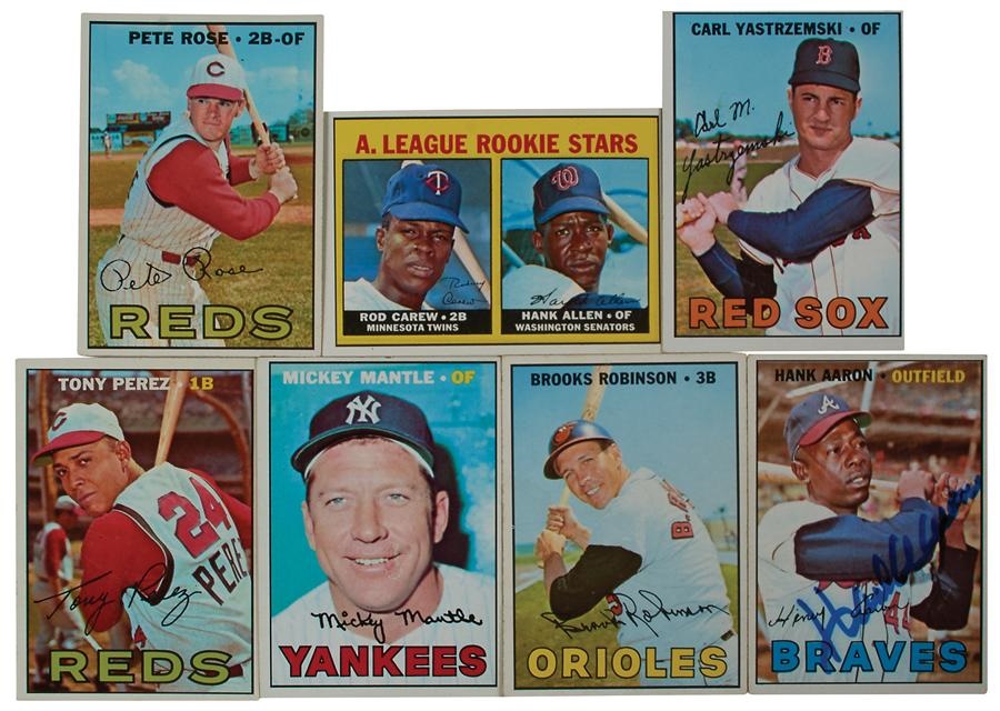 Baseball and Trading Cards - 1967 Topps Near Set (603/609)