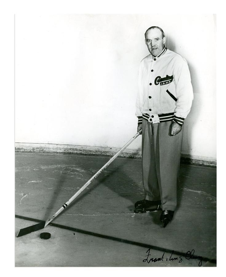Hockey - Circa 1949 King Clancy Signed Photograph