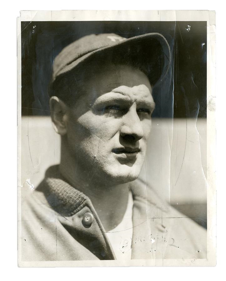 Dennis Dugan Collection of Vintage Baseball Photog - 1927 Lou Gehrig Photograph