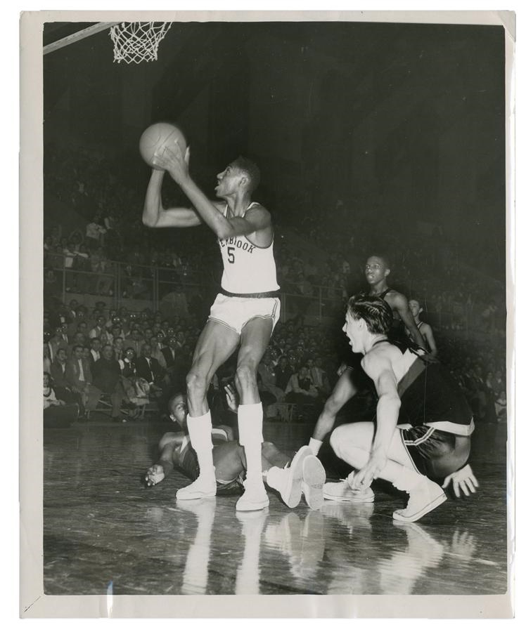 Basketball - 1954 Wilt Chamberlain Overbrook High School Photo