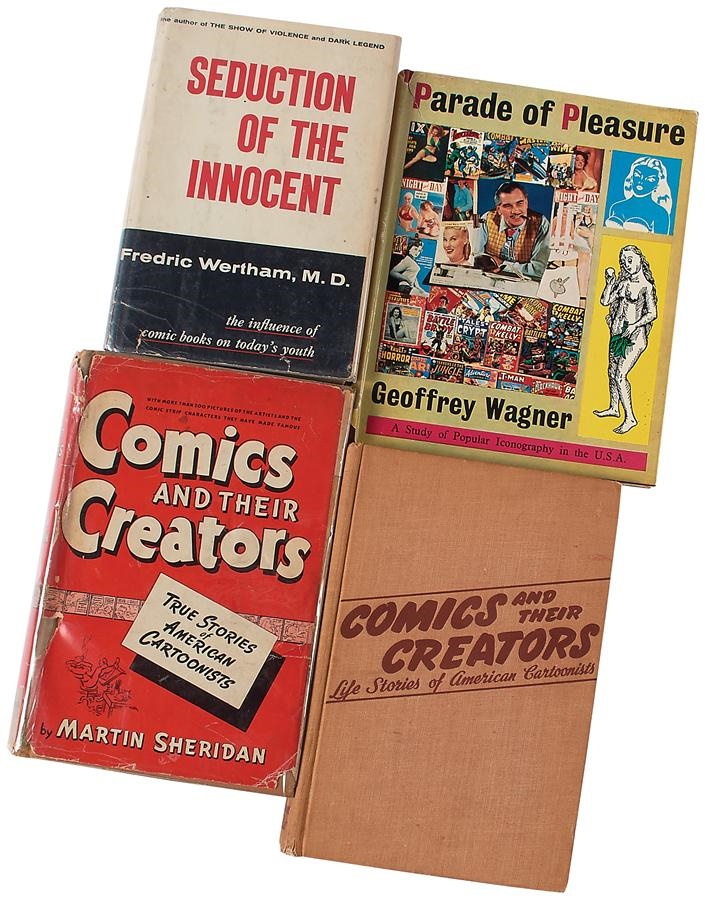 - Rare Books on Comic Books w/Parade of Pleasure & Seduction of the Innocent (4)