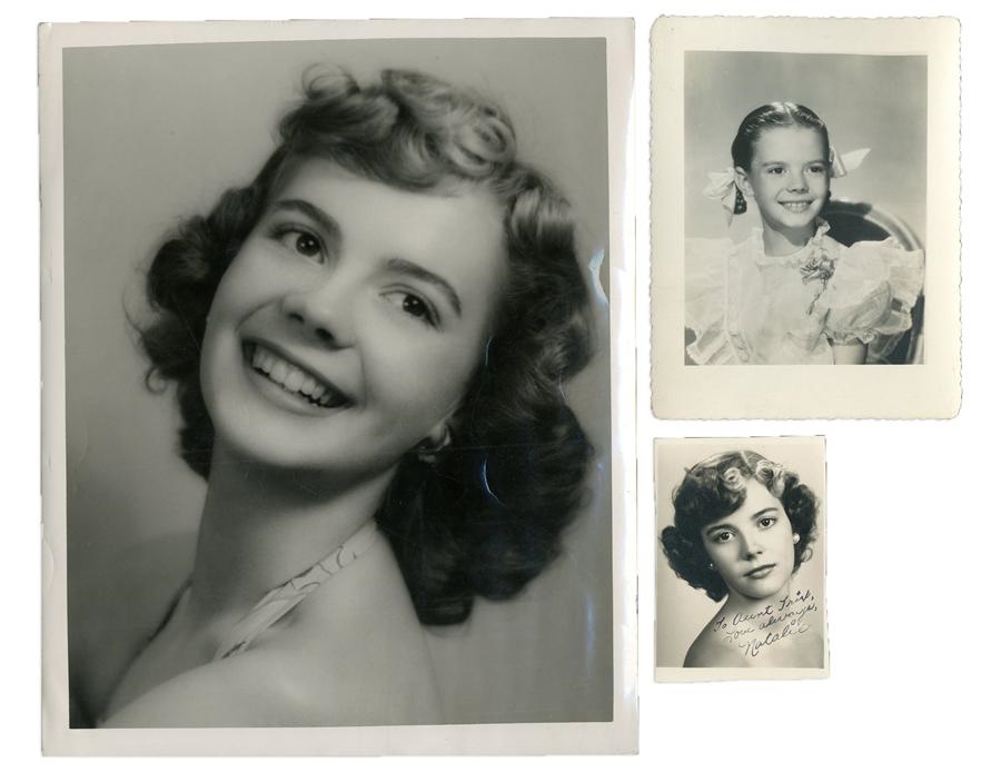 Extremely Early Natalie Wood Signed Family Photos To Her Aunt