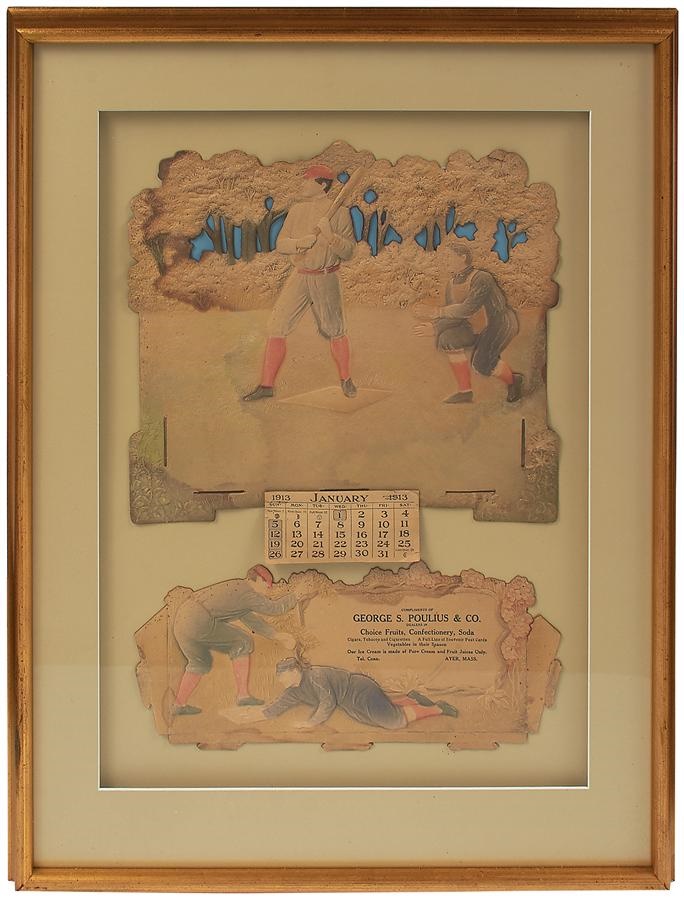 1913 Three Dimensional Baseball Calendar