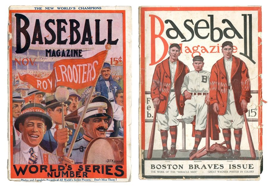 Baseball Magazine Collection - Two Early Baseball Magazines