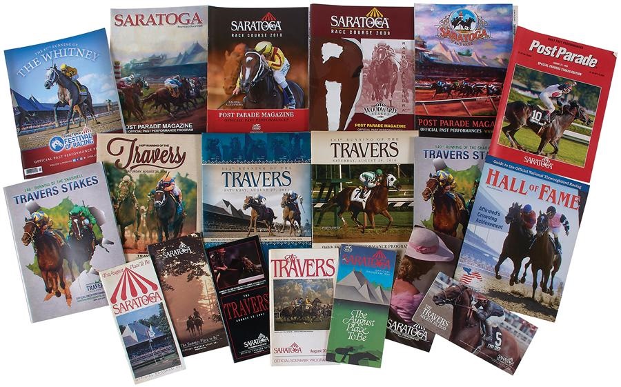 Horse Racing - Huge Saratoga Program Collection (400+ programs)