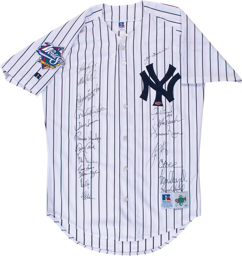 NY Yankees, Giants & Mets - 1998 World Champion New York Yankees Team Signed Jersey LE /125