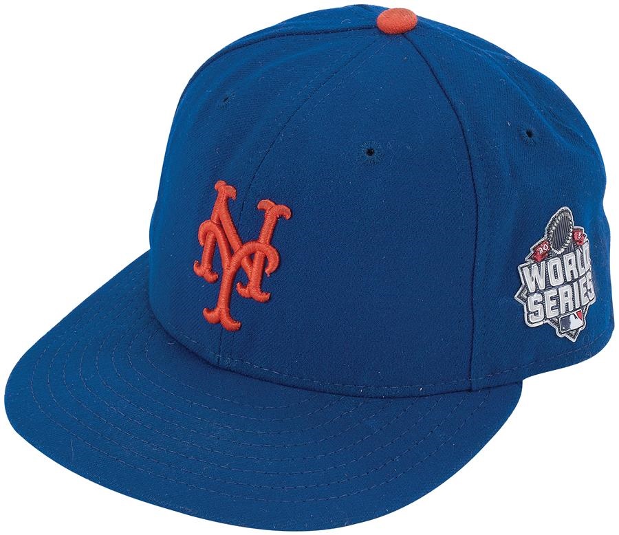 Baseball Equipment - Historic 2015 World Series & Postseason Daniel Murphy Game Worn Cap (MLB Auth.)