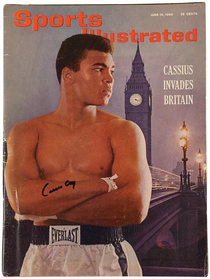 1963 Cassius Clay Signed Sports Illustrated Magazine