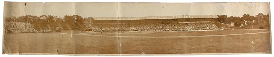 Negro League, Latin, Japanese & International Base - 1930 "La Tropical" Inaugural Game Panorama - NY Giants "Bancroft's" v Pittsburgh Pirates "Ens'