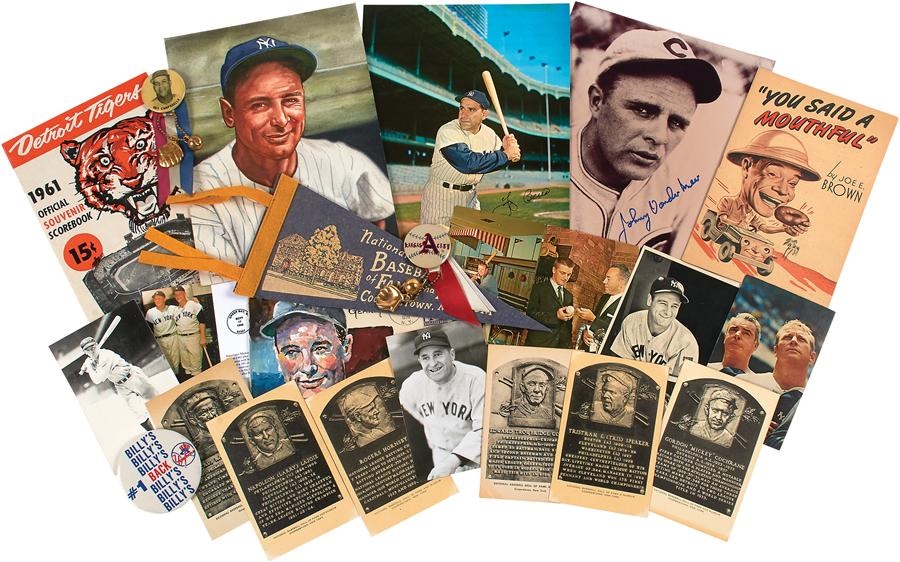 Baseball Memorabilia - Miscellaneous Baseball Memorabilia Collection (150+)