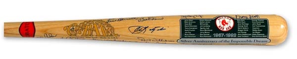 1967 Boston Red Sox Reunion Team Signed Bat (34")