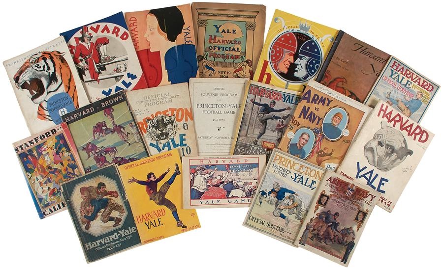 - Extraordinary 1870s-1930s Football Program Collection with Harvard & Yale  (107)