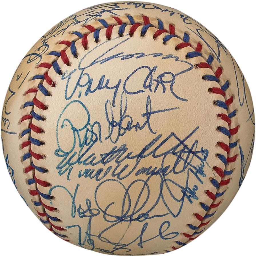Baseball Autographs - 1995 National League All Star Team Signed Baseball