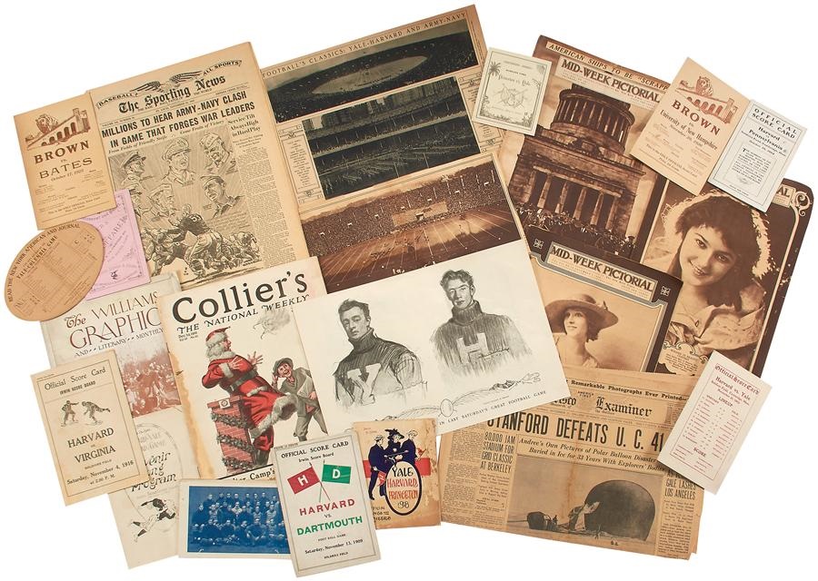 All Sports - Miscellaneous 19th Century-1900s College Sports Memorabilia (175+)