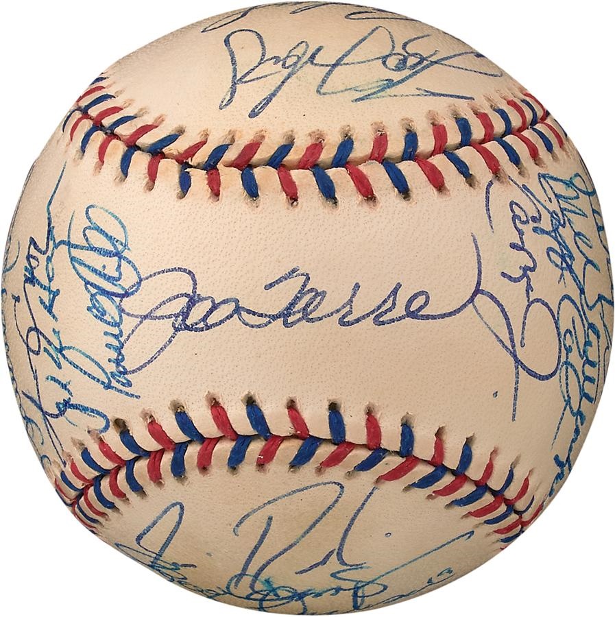 Baseball Autographs - 1997 American League All-Star Team Signed Baseball