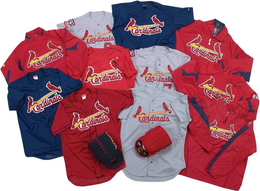 St. Louis Cardinals Game Used Jerseys, Jackets & Caps (500+ pieces!!!)