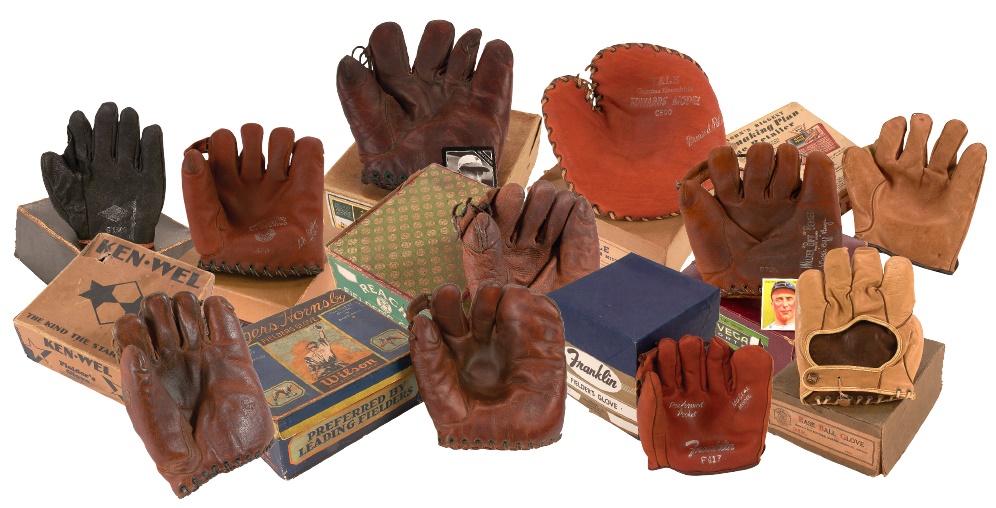 - Awesome Collection of Vintage Baseball Gloves in Original Boxes (12)