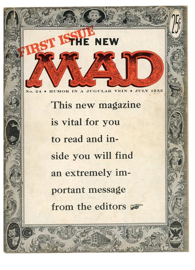 Rock And Pop Culture - First Ever MAD Magazine (#24)