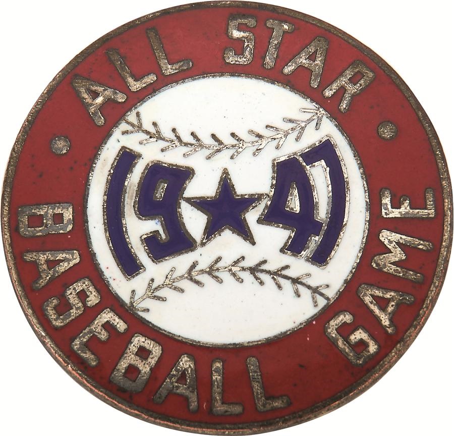 Tickets, Publications & Pins - 1947 All-Star Game Press Pin