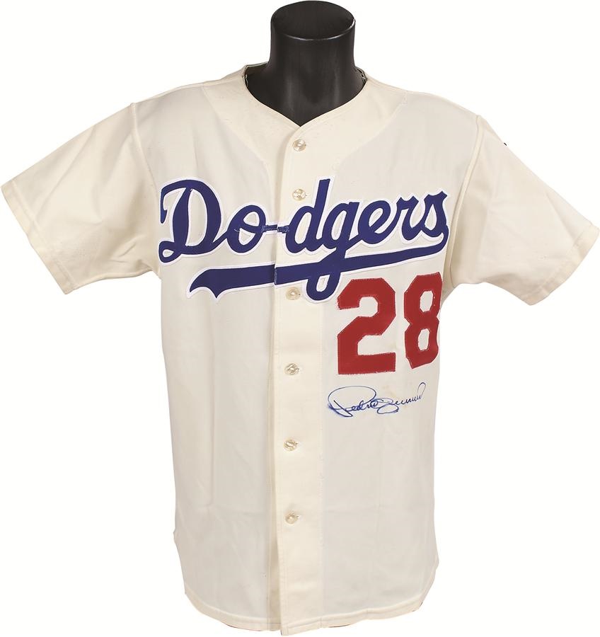 Baseball Equipment - 1980 Pedro Guerrero Los Angeles Dodgers Game Worn Jersey - Obtained Directly From Guerrero