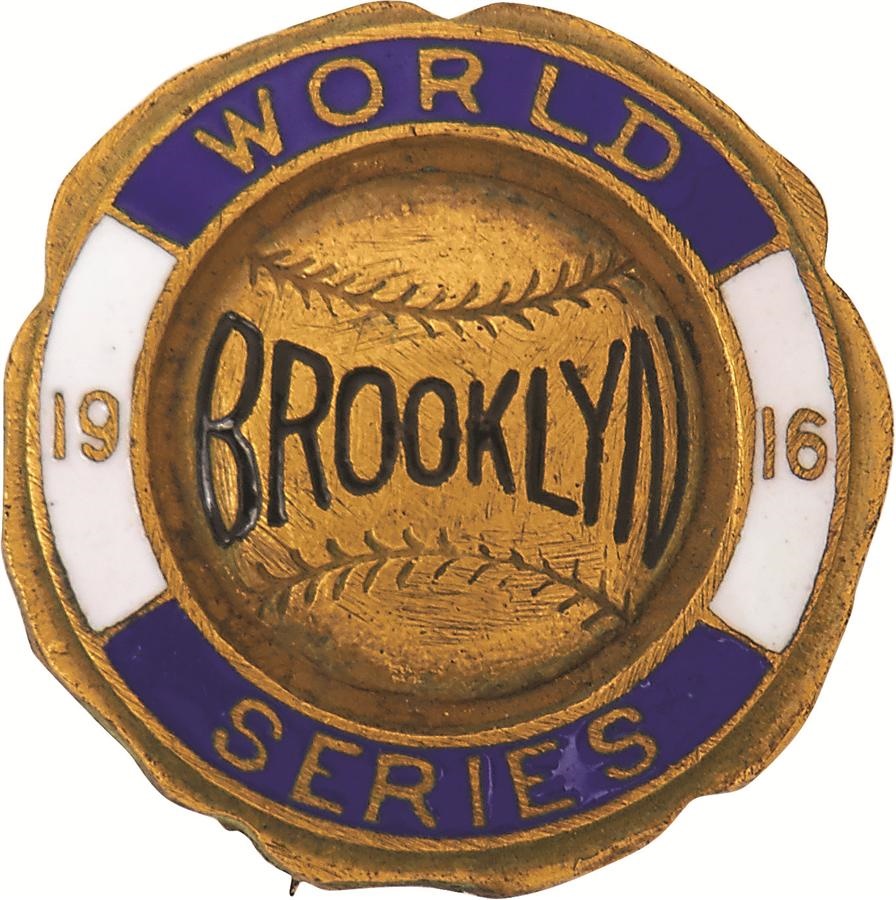 Jackie Robinson & Brooklyn Dodgers - 1916 Brooklyn Dodgers Press Pin