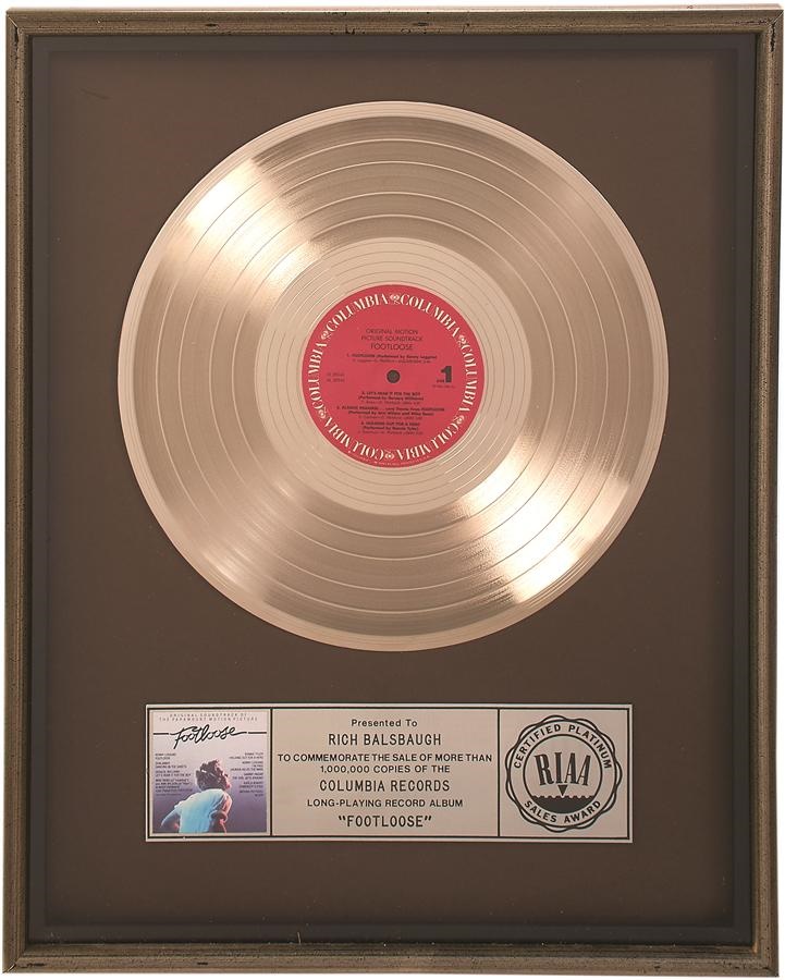 Rock 'N' Roll - 1984 "Footloose" Motion Picture Soundtrack Gold Record Award