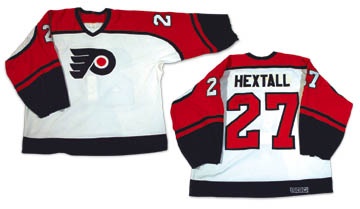 Hockey Sweaters - 1980’s Ron Hextall Philadelphia Flyers Game Worn Jersey