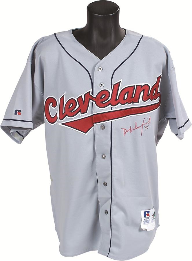 1995 Dave Winfield Signed Game Worn Cleveland Indians Jersey (Photo-Matched)