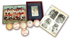 Sports Autographs - Signed Baseball & Photograph Collection