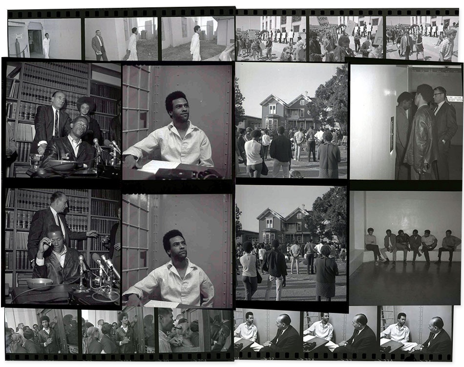 Rock And Pop Culture - Huey Newton & The Black Panthers Original Negatives from San Francisco Examiner (150+)
