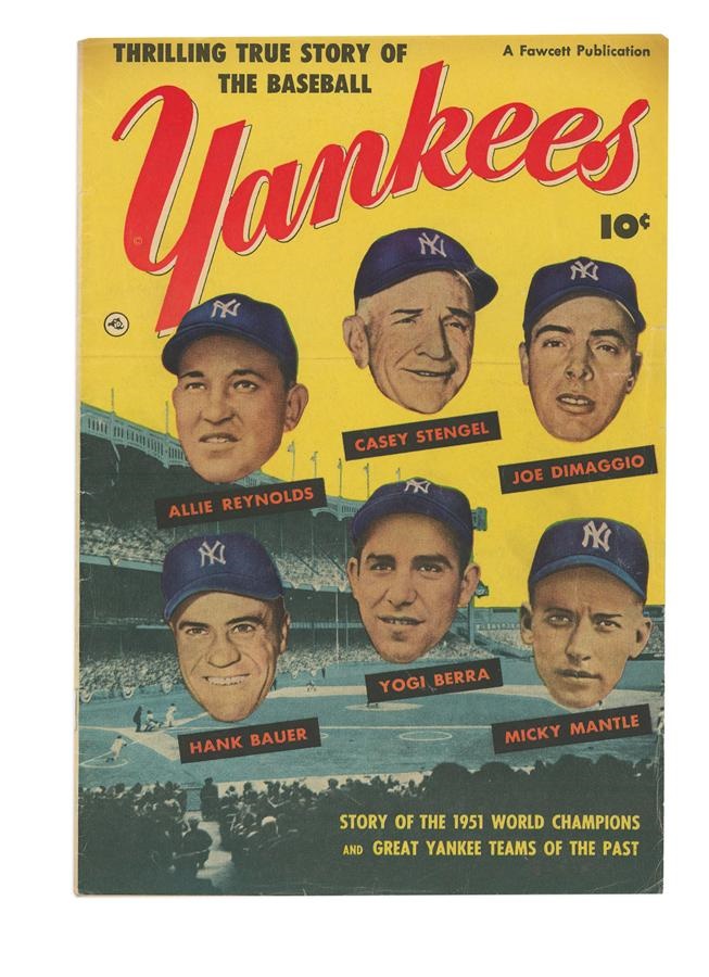 1952 New York Yankees Comic Book