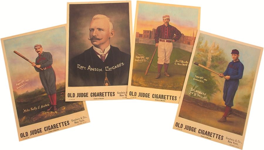 Baseball and Trading Cards - Old Judge "Century of Baseball" Art Prints (1990) by R.F. Ball (320)