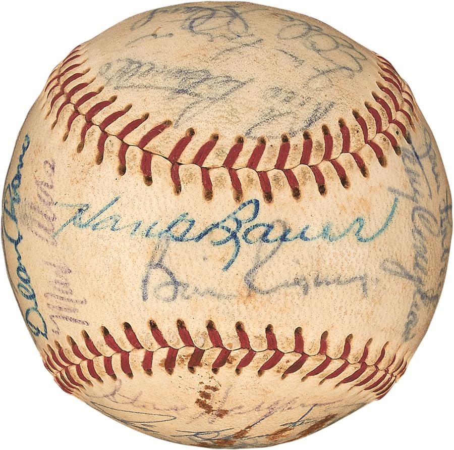 - 1967 American League All-Star Team Signed Baseball with Mickey Mantle (PSA/DNA)