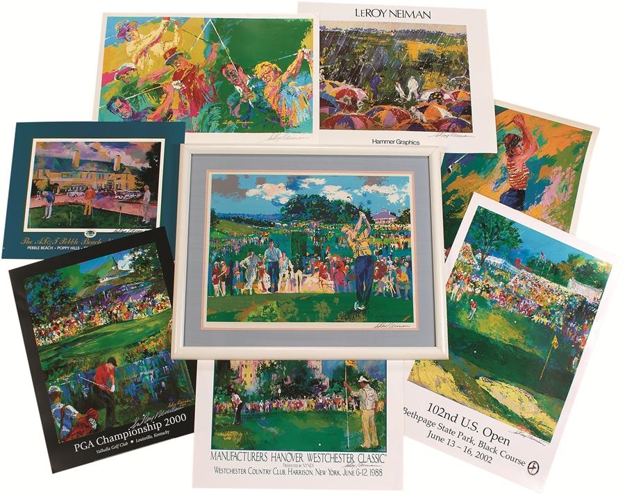 LeRoy Neiman Signed Golf Posters (30)