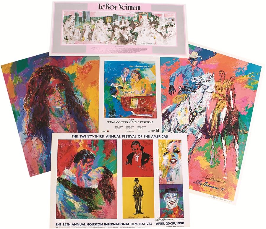 Movies & Entertainment LeRoy Neiman Collection of Signed Posters (37)
