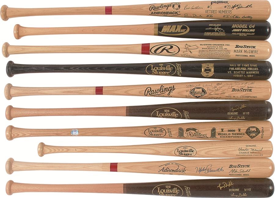 Signed Bat Collection (10)