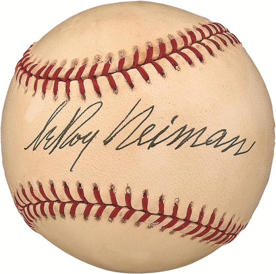 The LeRoy Neiman Collection - Unusual Signed Baseball Collection (90+)