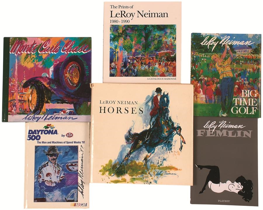 LeRoy Neiman Signed Books, Magazines & Programs (350+)