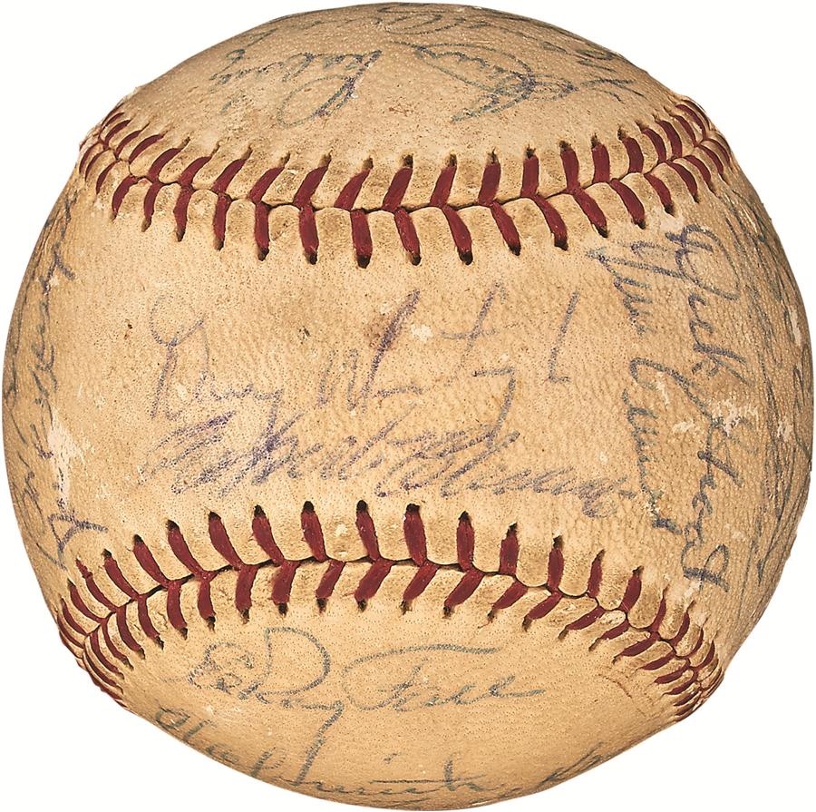 Clemente and Pittsburgh Pirates - 1960 World Champion Pittsburgh Pirates Team Signed Baseball (PSA/DNA)