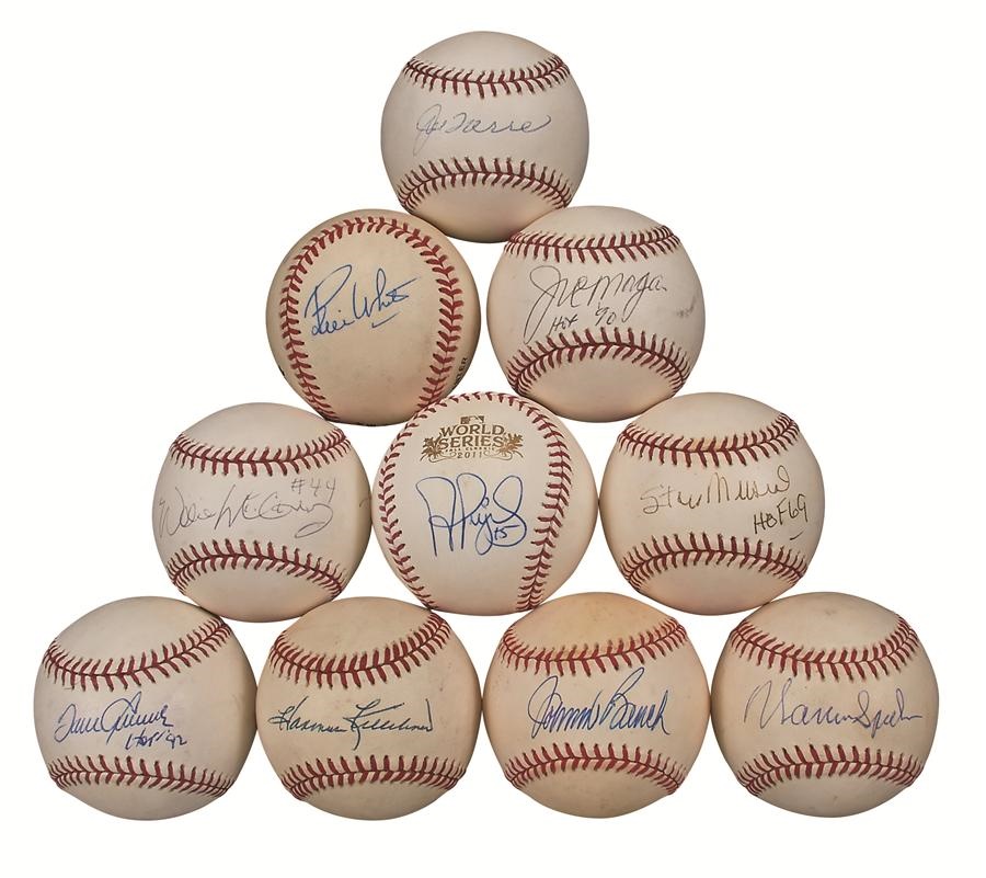 The Mike Shannon St. Louis Cardinals Collection - Single-Signed Baseballs (50)