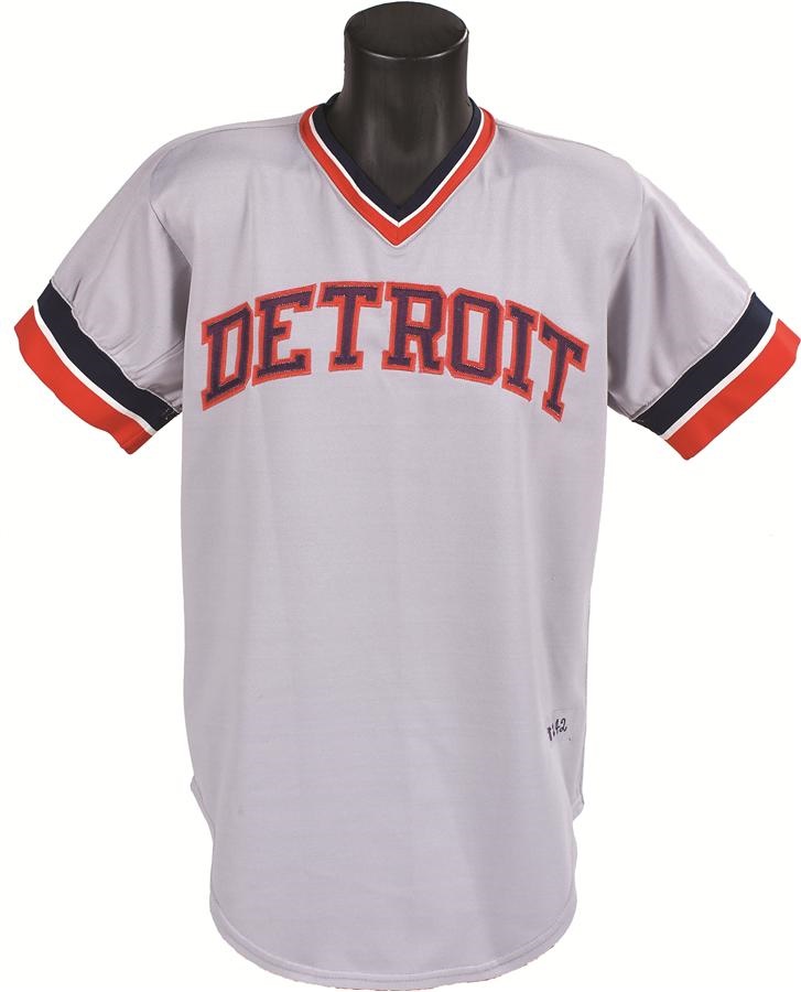 - 1976 John Hiller Detroit Tigers Game Worn Jersey