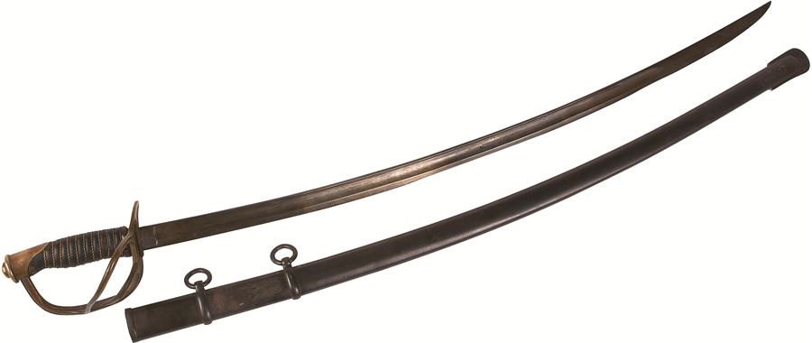 Rock And Pop Culture - Civil War Army Military Issue Sword in Scabbard