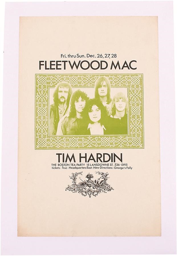 Rock 'N' Roll - 1969 Fleetwood Mac Boston Tea Party Concert Poster
