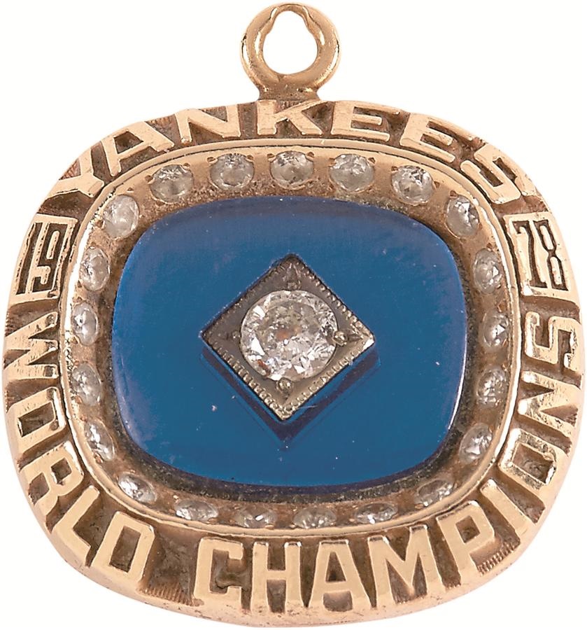 NY Yankees, Giants & Mets - 1978 New York Yankees World Championship Charm