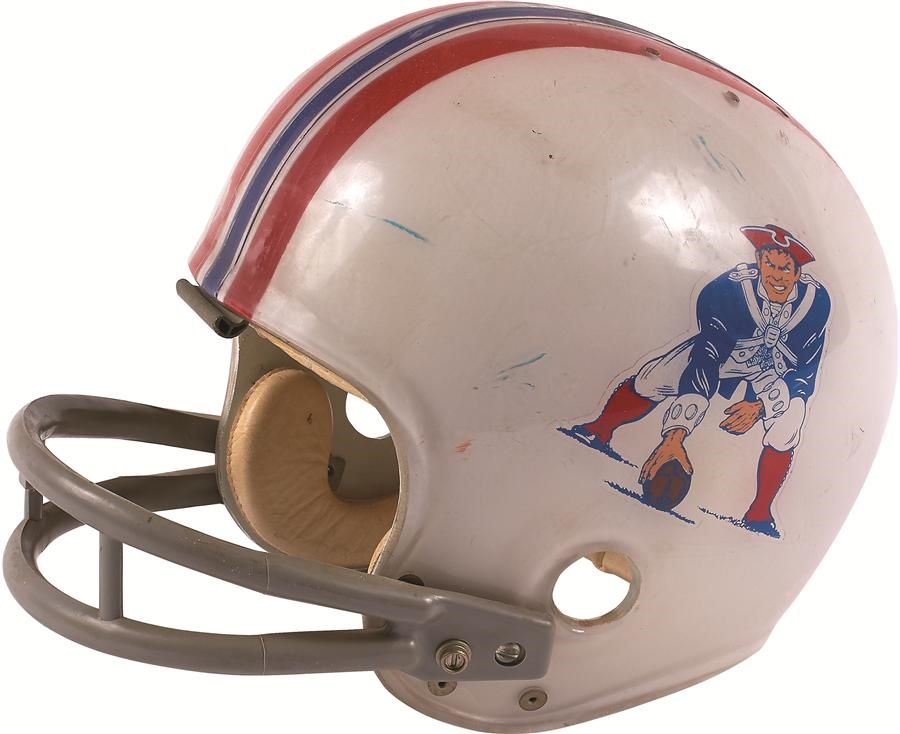 Football - 1970s Jim Plunkett New England Patriots Football Helmet
